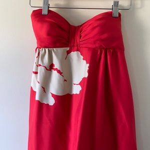 Tibi Silk Strapless Gown 4